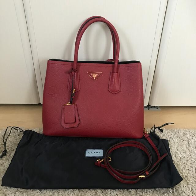 最終値下げ PRADA プラダ ドゥーブレ スモールバッグ ダブルバッグ