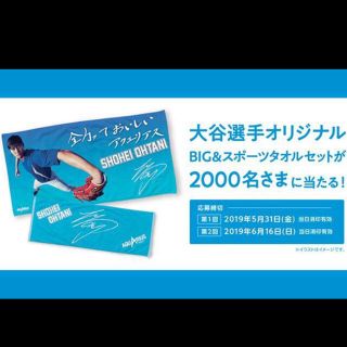 コカコーラ(コカ・コーラ)の大谷翔平　ビッグスポーツタオルセット　WBC(スポーツ選手)