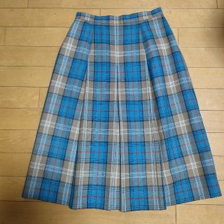 ザスコッチハウス(THE SCOTCH HOUSE)の貴重！スコッチハウス、バーバリー調タータンチェックスカート(ひざ丈スカート)