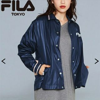 フィラ(FILA)のはっ水加工UVカットコーチングジャケット(ミリタリージャケット)