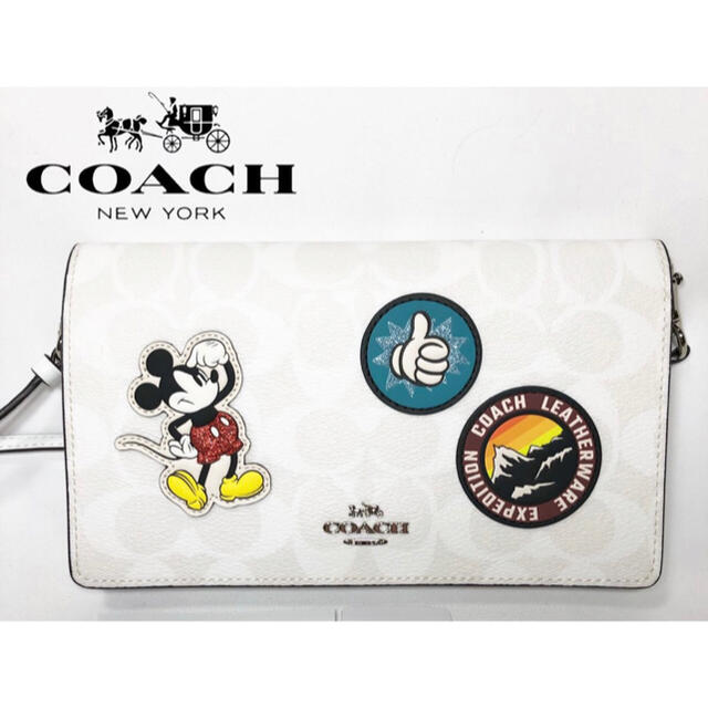 Disney(ディズニー)のみきこ様 値下げ❣️DISNEY X COACH コラボ ショルダーバッグ レディースのバッグ(ショルダーバッグ)の商品写真