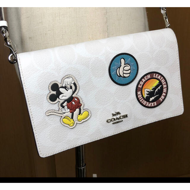 Disney(ディズニー)のみきこ様 値下げ❣️DISNEY X COACH コラボ ショルダーバッグ レディースのバッグ(ショルダーバッグ)の商品写真