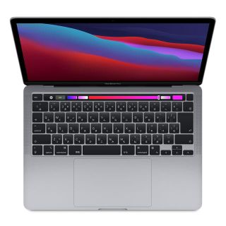 マック(MAC)のM1 MacBookPro13 MYD92J/A アップルケア＋1年(ノートPC)