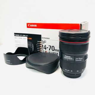 キヤノン(Canon)の極美品 CANON EF 24-70mm F2.8L II USM(レンズ(ズーム))