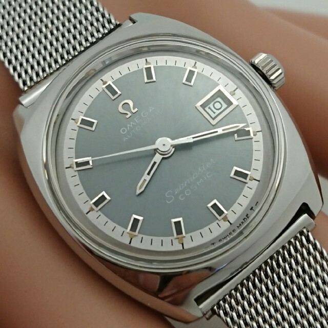 OMEGA(オメガ)のOH済 1969年製 オメガ シーマスター レディース グレー文字盤 自動巻き レディースのファッション小物(腕時計)の商品写真