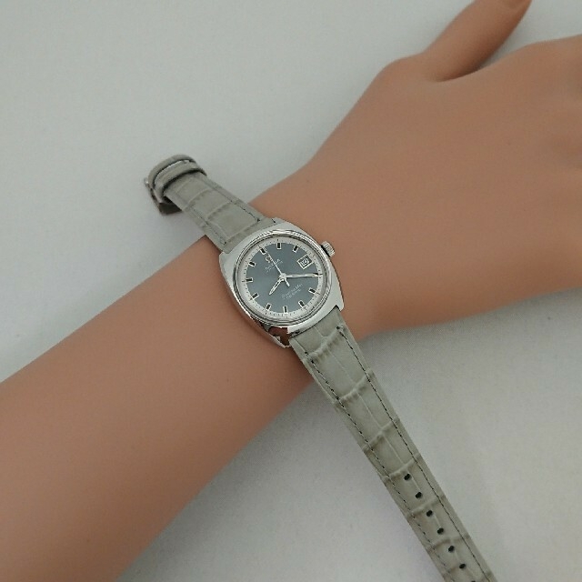 OMEGA(オメガ)のOH済 1969年製 オメガ シーマスター レディース グレー文字盤 自動巻き レディースのファッション小物(腕時計)の商品写真