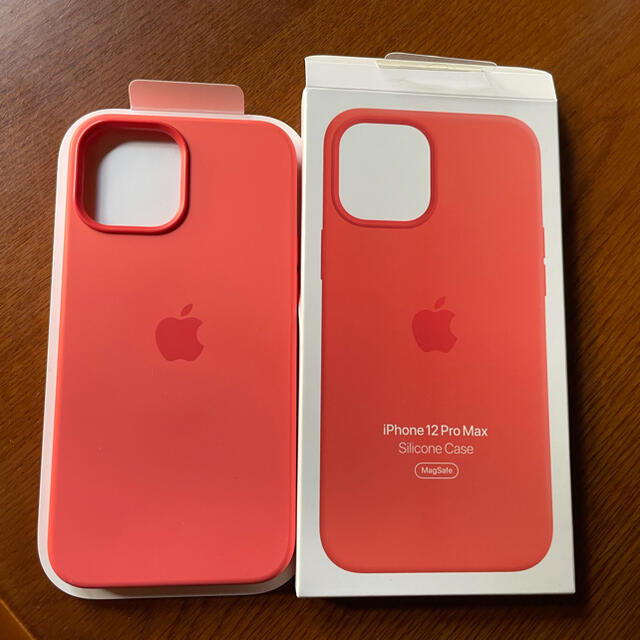 Apple iPhone 12 Pro Max用 純正シリコーンケース ピンクシトラスの通販 by え shop｜アップルならラクマ