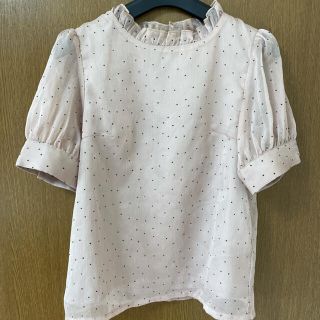 トッコ(tocco)のtocco closet ドット柄ブラウス(シャツ/ブラウス(半袖/袖なし))