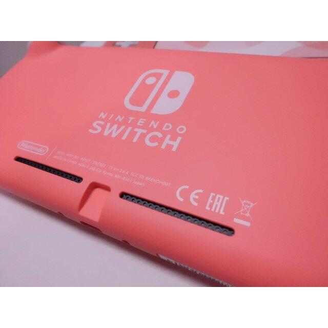 Nintendo Switch(ニンテンドースイッチ)のNintendo Switch Lite Coral エンタメ/ホビーのゲームソフト/ゲーム機本体(携帯用ゲーム機本体)の商品写真