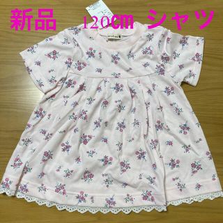 ブランシェス(Branshes)の花柄　シャツ　120㎝　シャツ(Tシャツ/カットソー)