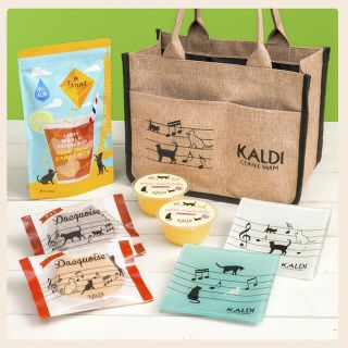 カルディ(KALDI)の抜き取りなし ネコ 猫 KALDI カルディ 猫の日 バッグ ネコバッグ2021(トートバッグ)