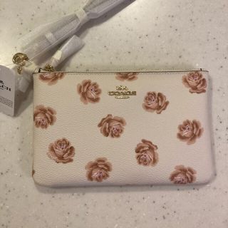 コーチ(COACH)のご専用⭐︎コーチ　スモール リストレット ウィズ ローズ プリント(ポーチ)