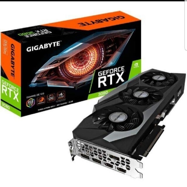 PCパーツ新品非LHR gigabyte RTX3080