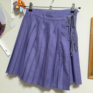 メリージェニー(merry jenny)の紫プリーツスカート(ミニスカート)