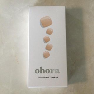 【未使用】ohora オホーラ　ジェルネイルシール　ペディキュア(ネイル用品)