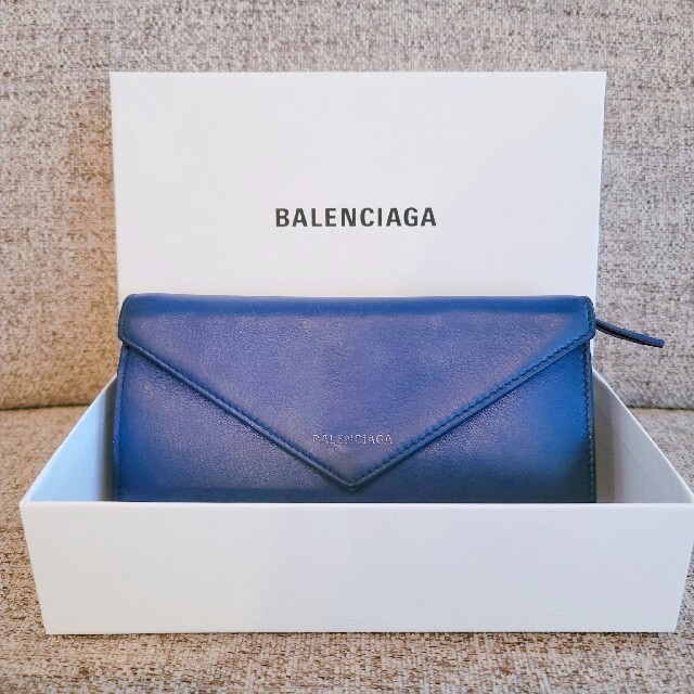 【専用】BALENCIAGA バレンシアガ 長財布 ブルー