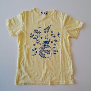コドモビームス(こどもビームス)の新品　宇宙の柄Tシャツ　5Y  Mi&O インポート子供服(Tシャツ/カットソー)