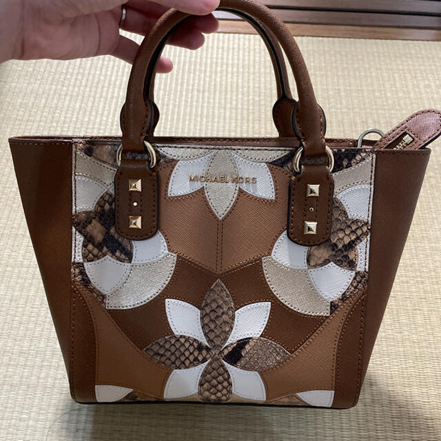 マイケルコース MICHAEL KORS ショルダーバッグ パッチワーク 花柄