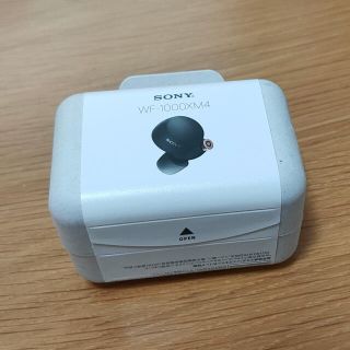 ソニー(SONY)のWF-1000XM4 ソニーイヤホン ブラック 新品未開封(ヘッドフォン/イヤフォン)