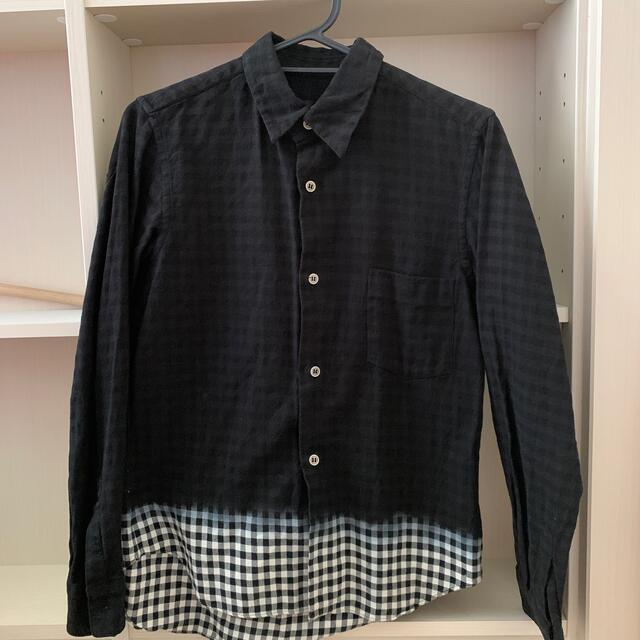 BLACK COMME des GARCONS(ブラックコムデギャルソン)のBLACK COMME des GARÇONS  ギャルソン　ギンガム　シャツS メンズのトップス(シャツ)の商品写真