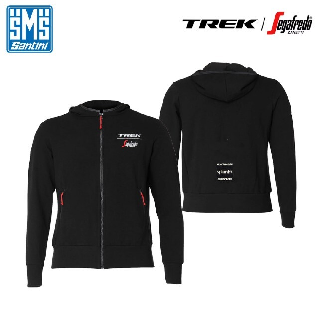 支給品　Trek Segafredo　チームフーディーパーカー　トレック　自転車 スポーツ/アウトドアの自転車(ウエア)の商品写真