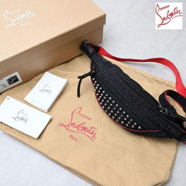 豪華で新しい - Louboutin Christian クリスチャン NYC Paris ボディバッグ スモール パリス ルブタン ボディーバッグ