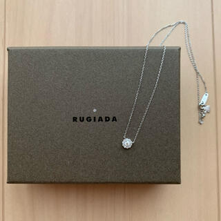 RUGIADA K10 メレダイヤネックレス