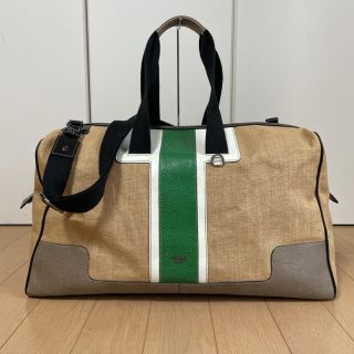 フルラ(Furla)のフルラウォモ　FURLA UOMO 夏素材ボストンバッグ　中古大容量(ボストンバッグ)