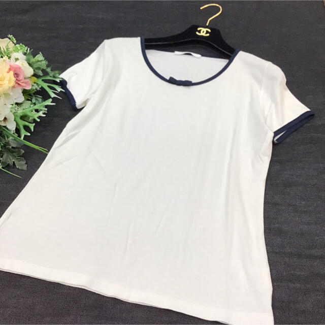 PAULE KA(ポールカ)のPAULEKA ポールカ　⭐︎ Tシャツ　白 レディースのトップス(Tシャツ(半袖/袖なし))の商品写真