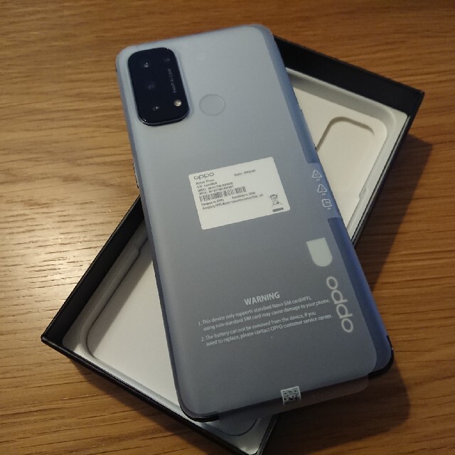 OPPO Reno 5 A シルバーブラック 楽天版 OPPO Reno 5 A シルバーブラック 楽天版