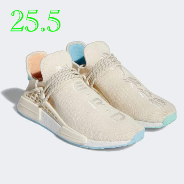 アディダス　Hu NMD N.E.R.D. 25.5 ナーフ チョークホワイト