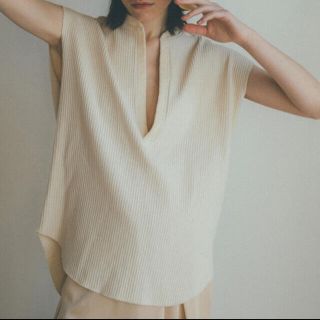 ステュディオス(STUDIOUS)の【CLANE】HEAVY RIB N/S TOPS(ニット/セーター)