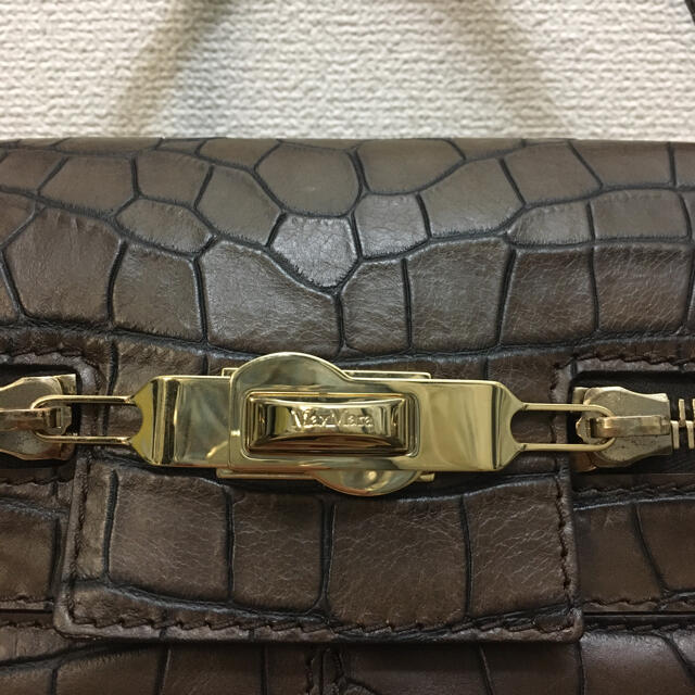 Max Mara(マックスマーラ)のMAX MARA MARGAUX バッグ クロコ調 マルゴー カーフスキン レディースのバッグ(ハンドバッグ)の商品写真