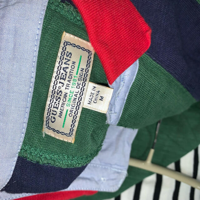 GUESS green label ラガーシャツ
