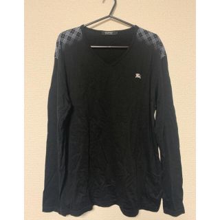 バーバリーブラックレーベル(BURBERRY BLACK LABEL)のバーバリー ブラックレーベル VネックロンT(Tシャツ/カットソー(七分/長袖))