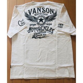 バンソン(VANSON)のバンソン VANSON ウイング スター  Tシャツ ナチュラル XXL 未使用(Tシャツ/カットソー(半袖/袖なし))