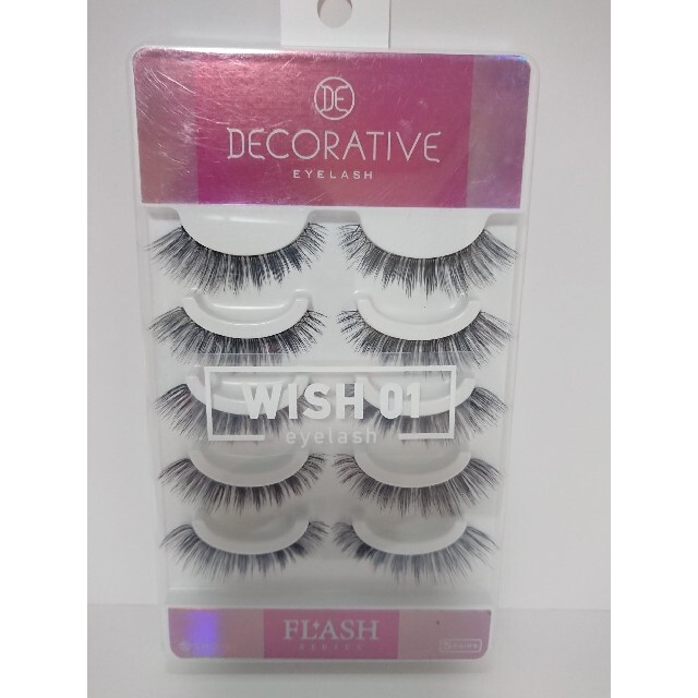 【WISH 01】Decorative Eyelash  上まつげ用5P