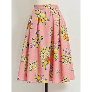 ノエラ(Noela)のNoela スカート　オリジナルボタニカルフルーツ柄スカート(ひざ丈スカート)