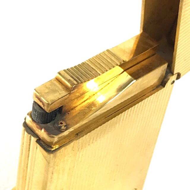 S.T. Dupont(エステーデュポン)のエス･テー･デュポン S.T.Dupont ラインゴールド ラインカット 18145 GATSBY ギャッツビー 喫煙具 ライター 真鍮 ゴールド メンズのファッション小物(タバコグッズ)の商品写真