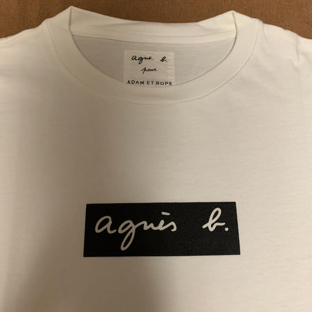 agnes b.(アニエスベー)のagnes b.×ADAM ET ROPE Tシャツ BOX ボックス ロゴ メンズのトップス(Tシャツ/カットソー(半袖/袖なし))の商品写真