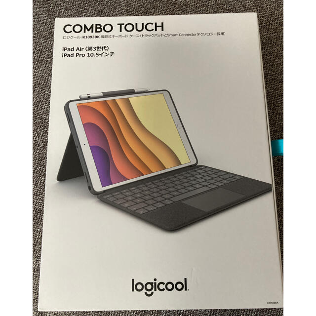 美品ロジクール COMBO TOUCH  iK1093BK  トラックパッド付PC/タブレット