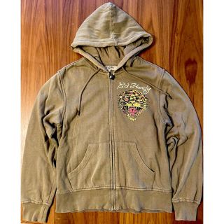 エドハーディー(Ed Hardy)のエドハーディーパーカー　虎鷹コラージュ(パーカー)