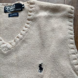 ポロラルフローレン(POLO RALPH LAUREN)のPolo　白ベスト　男女兼用(ベスト)