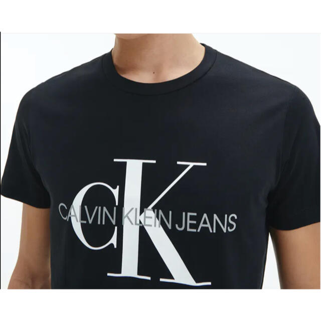 Calvin Klein(カルバンクライン)のCalvin Klein 定番 モノグラムロゴTシャツ Sサイズ メンズのトップス(Tシャツ/カットソー(半袖/袖なし))の商品写真