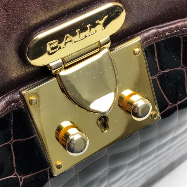 Bally(バリー)のバリー クロコ型押し ワンショルダー 斜め掛け ショルダーバッグ レディース レディースのバッグ(ショルダーバッグ)の商品写真