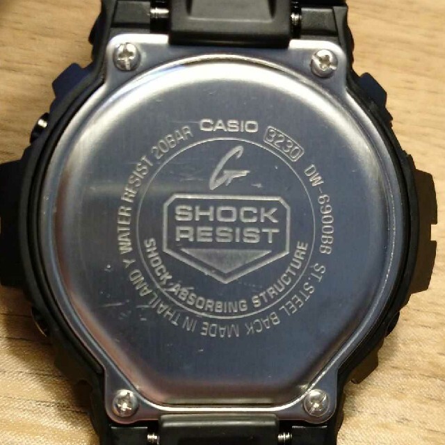 【極上美品】カシオ デジタル　腕時計 g-shock dw-6900bb 三つ目