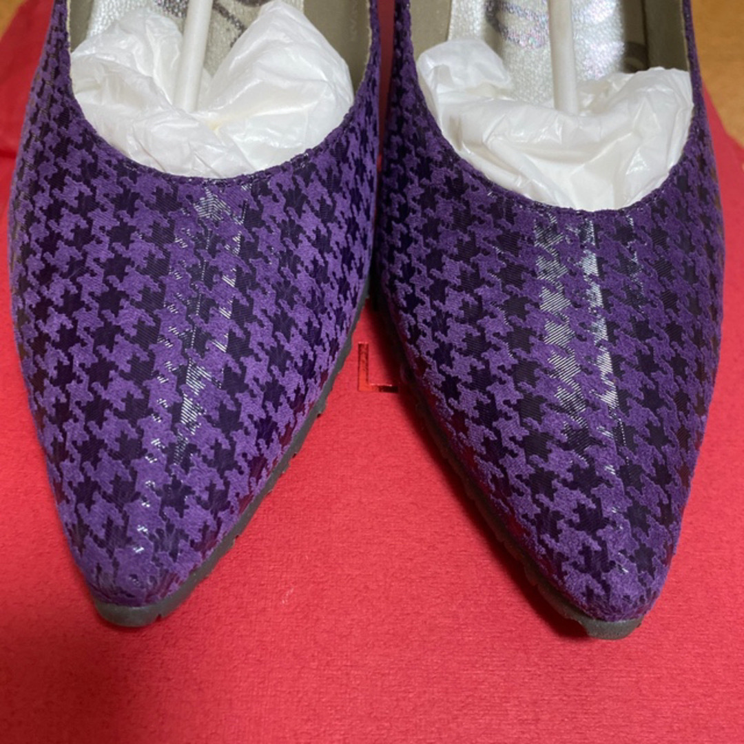 BLAZE★SAKAGUCHI KOSHI チェックパンプス 23cm レディースの靴/シューズ(ハイヒール/パンプス)の商品写真