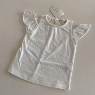 ブランシェス(Branshes)の新品　ブランシェス　トップス　♡ ベビー　キッズ　白　ホワイト　無地(タンクトップ/キャミソール)