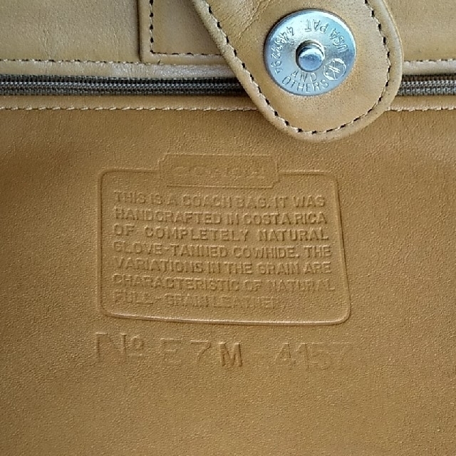 COACH(コーチ)のオールドコーチ  COACH トートバッグ   マスタードイエロー レディースのバッグ(トートバッグ)の商品写真