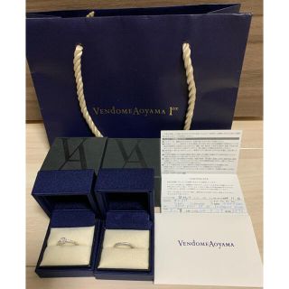 ヴァンドームアオヤマ(Vendome Aoyama)の【美品・店舗限定商品】ヴァンドーム青山　ダイヤモンドグレース　リング　8号6号(リング(指輪))